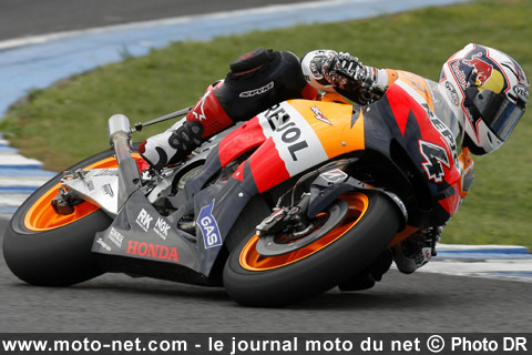 Andrea Dovizioso - Essais IRTA Jerez : Répétition générale pour Stoner, Rossi et compagnie