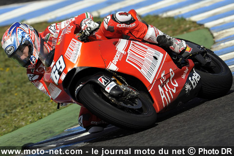 Nicky Hayden - Essais IRTA Jerez : Répétition générale pour Stoner, Rossi et compagnie