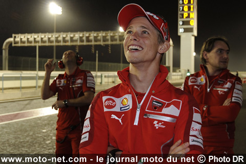 Casey Stoner - Grand Prix du Qatar MotoGP 2009 : la présentation sur Moto-Net.Com