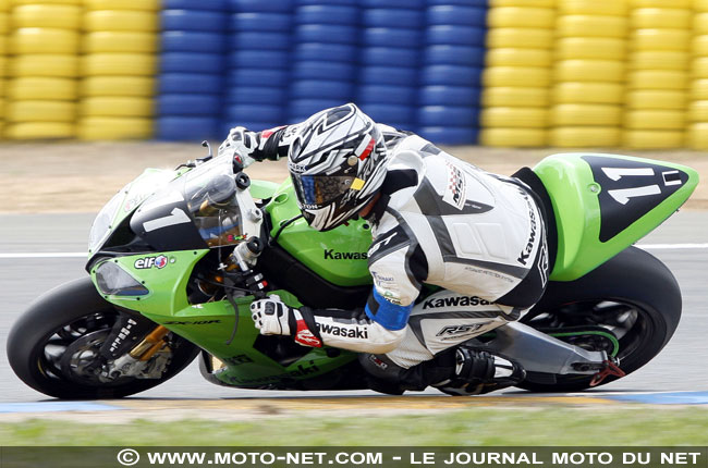 GSR Kawasaki : Julien Da Costa - Les 24H Moto du Mans 2009 en direct sur Moto-Net.Com