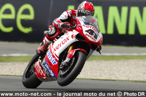 Noriyuki Haga - Mondial Superbike Assen 2009 : Sur la piste, le duel Haga - Spies continue...