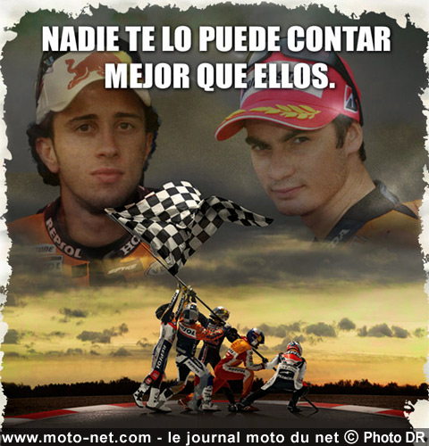 Andrea Dovizioso et Dani Pedrosa - Grand Prix d'Espagne MotoGP 2009 : la présentation sur Moto-Net.Com