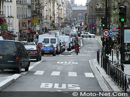 Voie de bus praticable