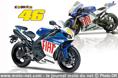 Yamaha France décline quatre R1 aux couleurs de Rossi et Lorenzo !