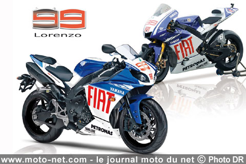 Yamaha France décline quatre R1 aux couleurs de Rossi et Lorenzo !