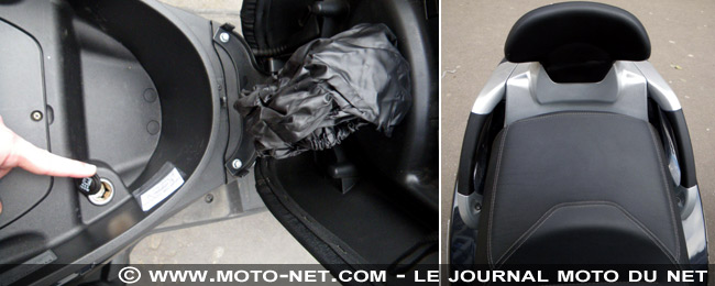 Essai comparatif Peugeot 125 BlackSat Executive vs Piaggio MP3 400 LT : le bonheur sans le permis moto !