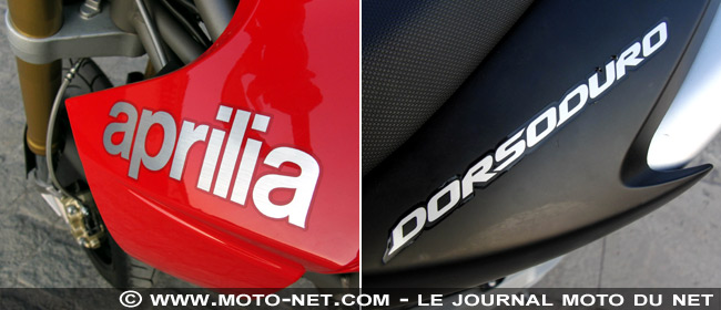  Aprilia Dorsoduro - Face à face Dorsoduro / Hypermotard : deux italiennes bien dévergondées !