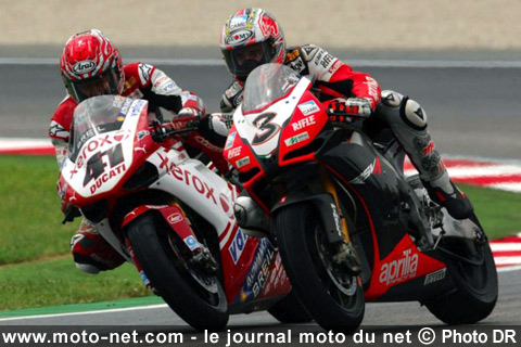 Noriyuki Haga et Max Biaggi - Mondial Superbike Saint-Marin 2009 : Rebondissements de toutes sortes à Misano !