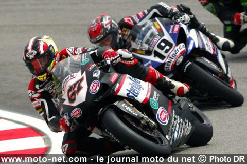 Shane Byrne et Ben Spies - Mondial Superbike Saint-Marin 2009 : Rebondissements de toutes sortes à Misano !