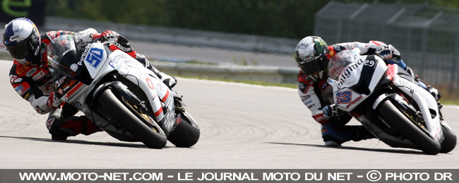 Eugene Laverty et Anthony West - Mondial Superbike République Tchèque 2009 : Le King of Brno frappe encore