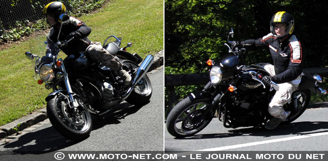 Face à face GT 1000 Touring / Nouvelle Bonneville : un oeil dans le rétro
