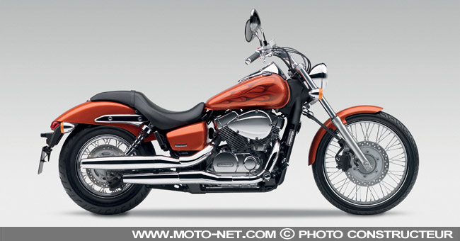 Shadow Spirit 750 : pour 2010, le custom Honda se paie l'ABS combiné !