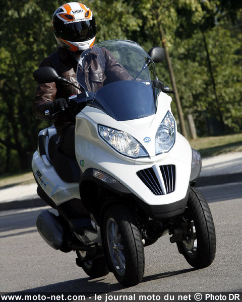 Test Piaggio MP3 Hybrid : Prise de contact avec le MP3 Hybrid