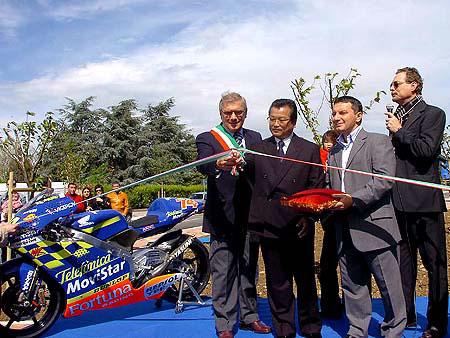 Inauguration de la Viale Daijiro Kato à Misano