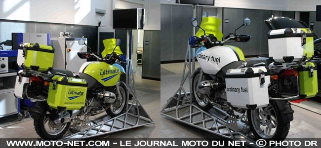 BP conseille l'utilisation de l'Ultimate SP 98 aux motards