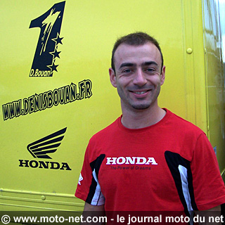 Moto Tour 2009 : Jehan d'Orgeix (Aprilia) en tête de la course