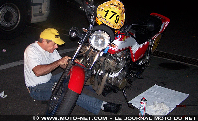 Moto Tour 2009 : Jehan d'Orgeix (Aprilia) en tête de la course