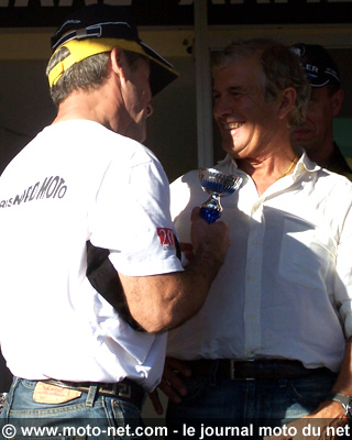 Giaccomo Agostini et Robert Doron
