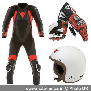 Combinaison Red Line, Gants Full Metal Pro et casque DA 540