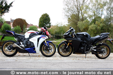 Duel YZF-R1 / CBR1000RR C-ABS : Sensations ou sécurité, deux écoles s'affrontent !