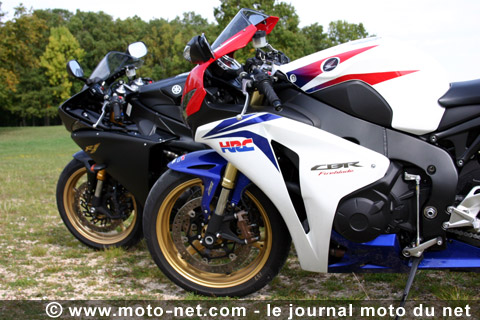 Duel YZF-R1 / CBR1000RR C-ABS : Sensations ou sécurité, deux écoles s'affrontent !