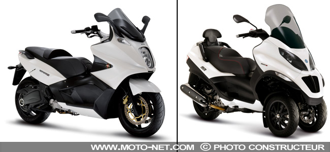 Gilera GP800 et Piaggio MP3 500 - Les principales nouveautés du groupe Piaggio 