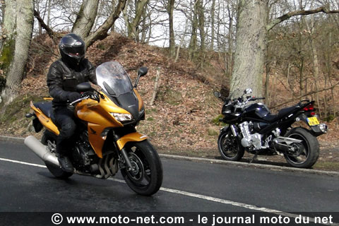 Honda CBF1000 F / Suzuki Bandit 1250 S : les gros Routsters !