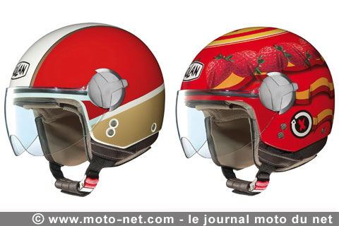 Casque moto Jet : casque jet vintage ou classique pour scooter et moto, Dafy Moto