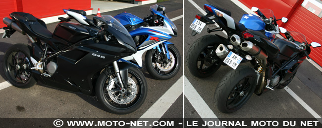  Ducati 848 et Suzuki GSX-R 750 : Hors compétition mais pas hors-jeu !