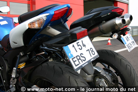  Ducati 848 et Suzuki GSX-R 750 : Hors compétition mais pas hors-jeu !