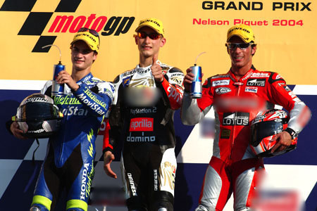 Grand Prix moto du Brésil 2004 : le tour par tour