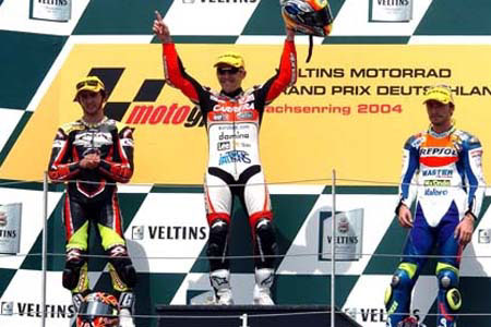 Grand Prix moto d'Allemagne 2004 : le tour par tour