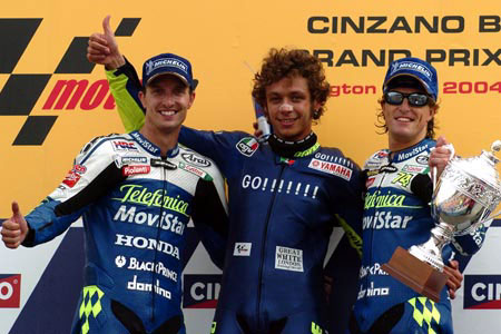 Grand Prix moto d'Angleterre 2004 : le tour par tour