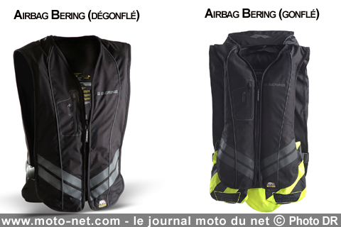Protections - Bering lance son airbag moto électronique au prix de 490 euros