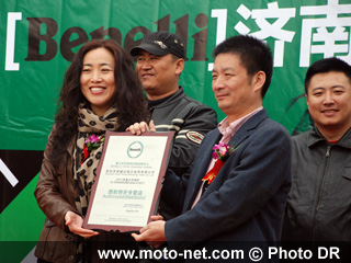 Benelli ouvre un troisième magasin en Chine