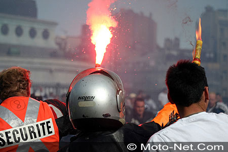 Manifestation FFMC du 19 septembre 2004 contre l'allumage des feux le jour