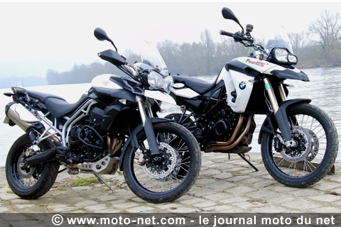 BMW F 800 GS contre Triumph Tiger 800 XC : l'anglaise contre sa soeur germaine