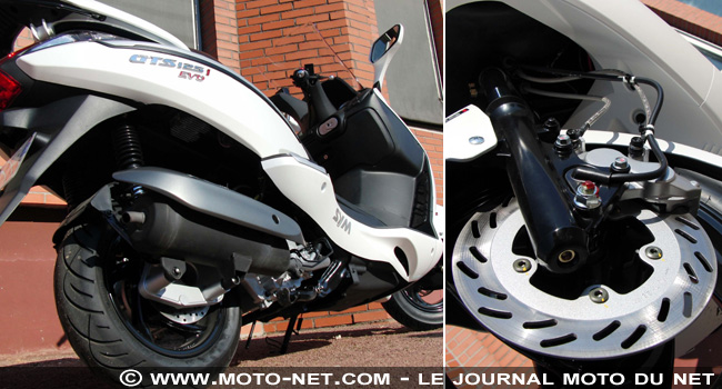 Duel scooters 125 : Sym GTS EFI vs Yamaha X-Max ABS Business
