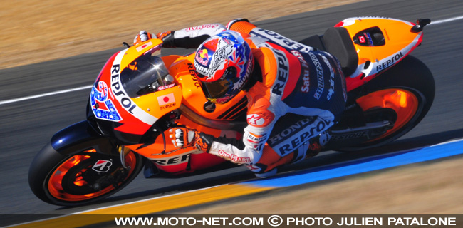 Qualifs : Stoner pose une sérieuse option sur le GP de France