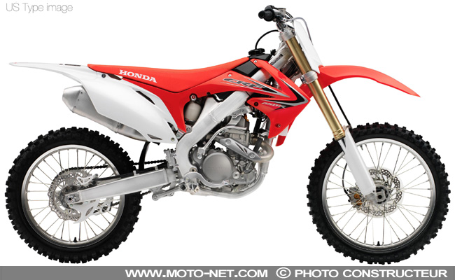 Nouveautés 2012 : Honda met à jour ses CRF250R et CRF450R
