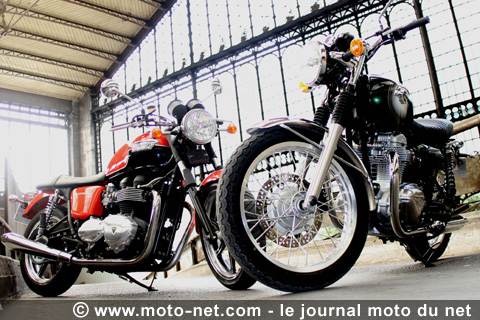 Kawasaki W800 vs Triumph Bonneville SE : les mamies font de la résistance !