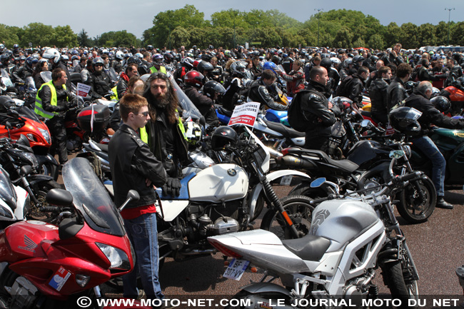 CISR : gros succès des manifs motards dans toute la France