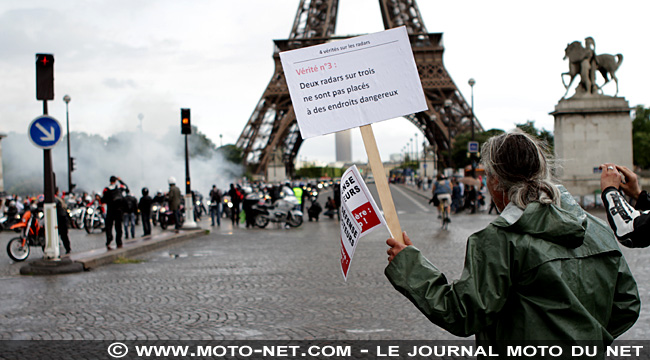 CISR : gros succès des manifs motards dans toute la France