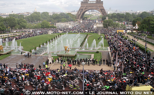 CISR : gros succès des manifs motards dans toute la France