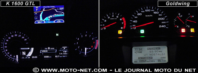  Face à face BMW K 1600 GTL vs Honda GL1800 Goldwing : 12 cylindres en Bretonnie !