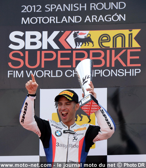 Marco Melandri 1er - WSBK Espagne (8 sur 14) : Vidéos, déclarations et analyse du SBK à Aragon