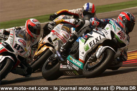 Camier, Zanetti, Berger et Guintoli - WSBK Espagne (8 sur 14) : Vidéos, déclarations et analyse du SBK à Aragon