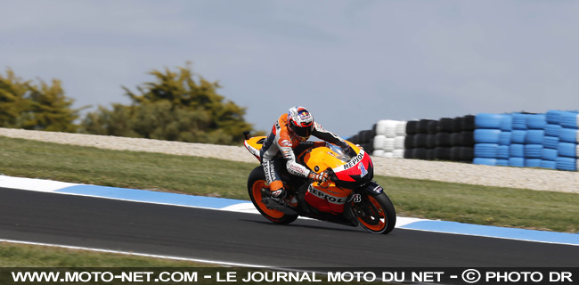 Moto GP Australie : Stoner domine les premiers essais