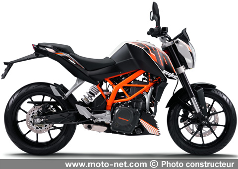 390 Duke - Nouveautés 2013 KTM : La famille Duke accueille deux nouvelles 390 et 690 R