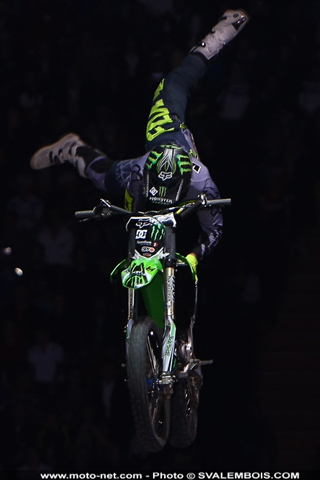 Galerie : les plus belles photos du Supercross de Bercy 2013